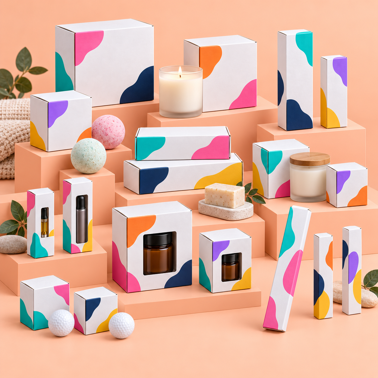 Wellness and lifestyle custom packaging box